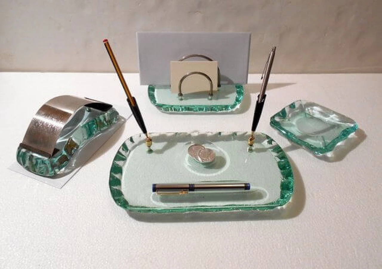 4 Desk accessories by Pietro Chiesa for Fontana Arte, 1930s 2