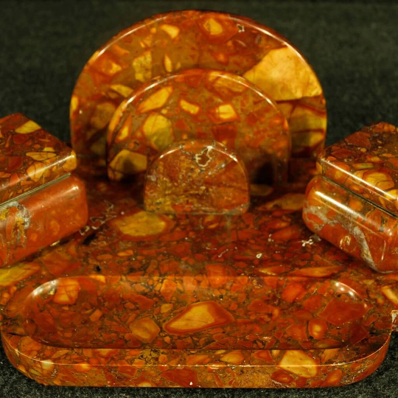 Art Deco marble inkwell, 1920s 10