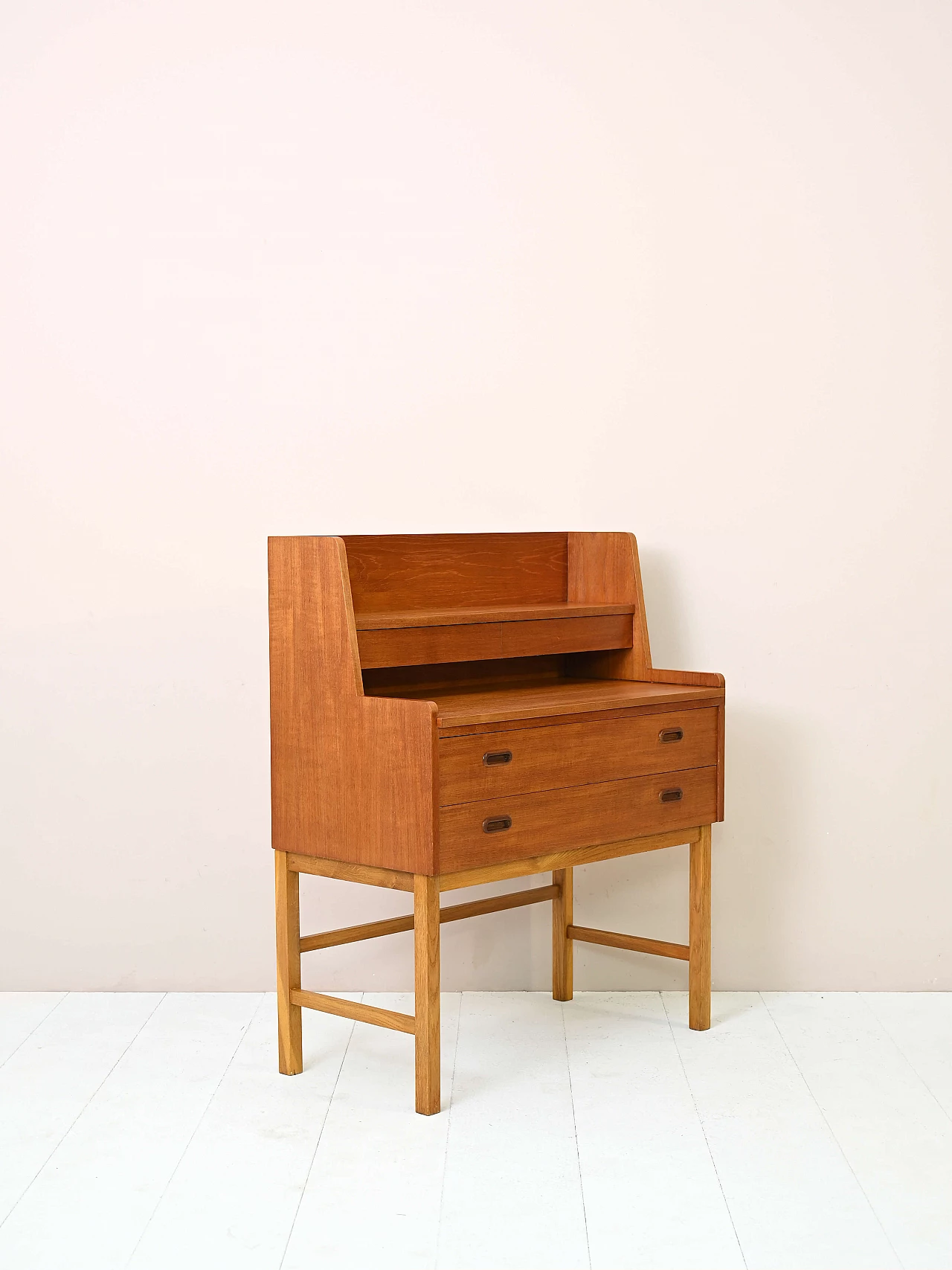 Scandinavian teak secretaire, 1960s 4