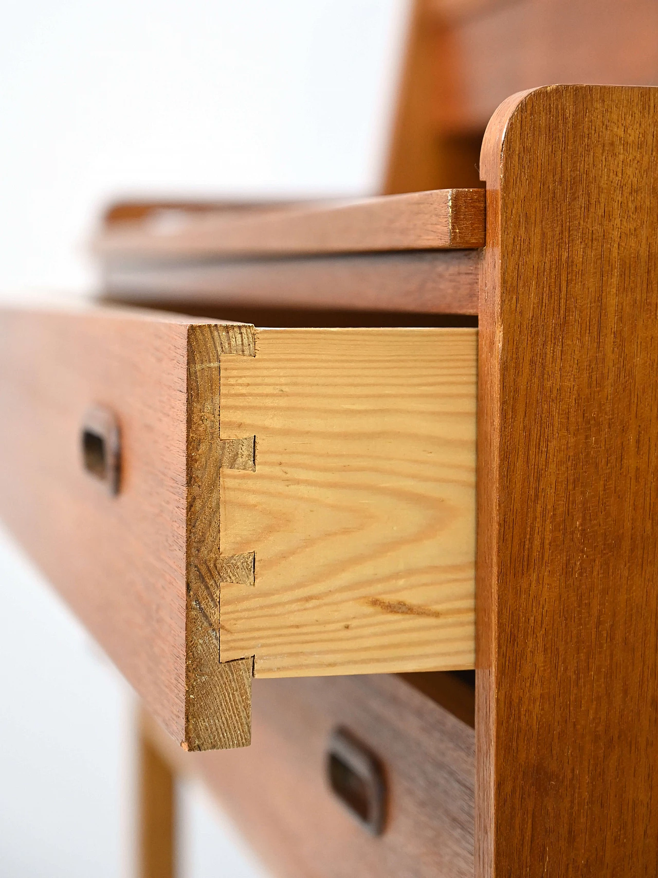 Scandinavian teak secretaire, 1960s 9