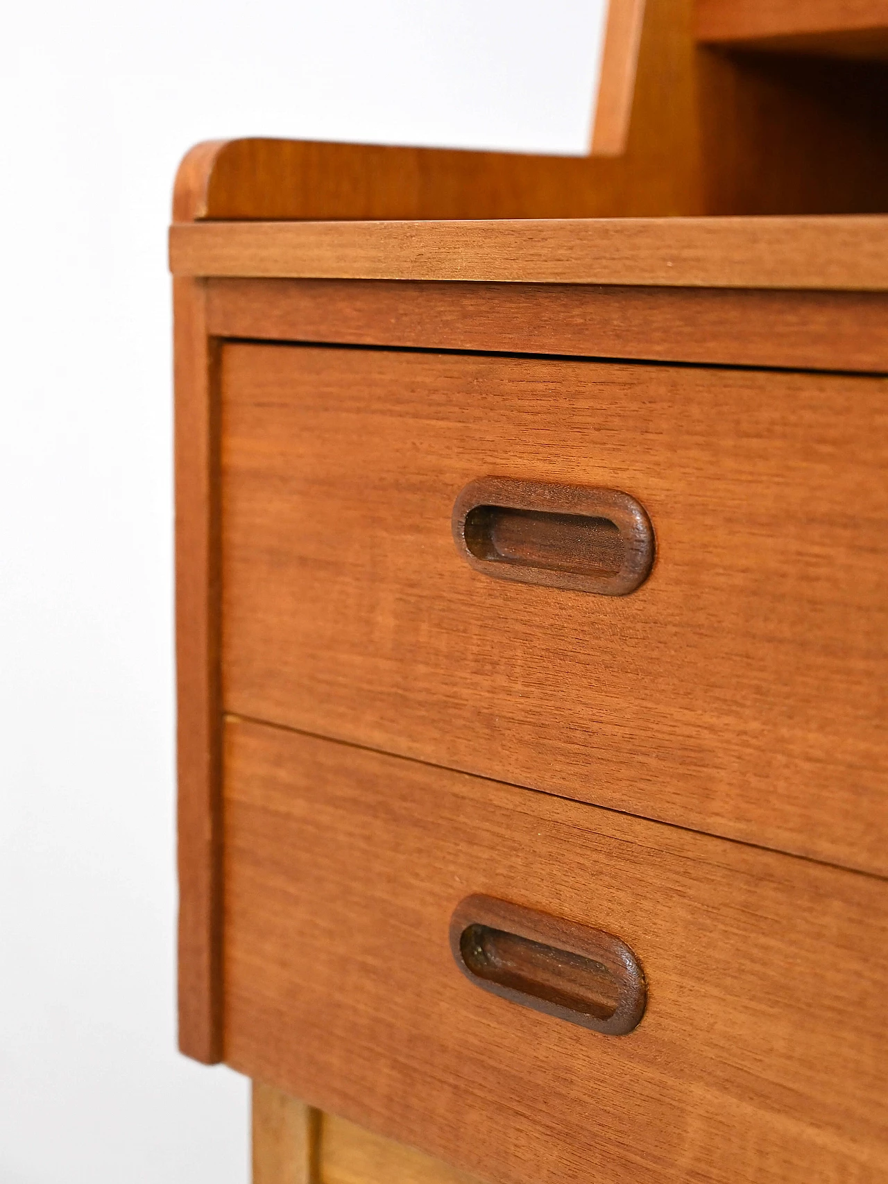 Scandinavian teak secretaire, 1960s 10