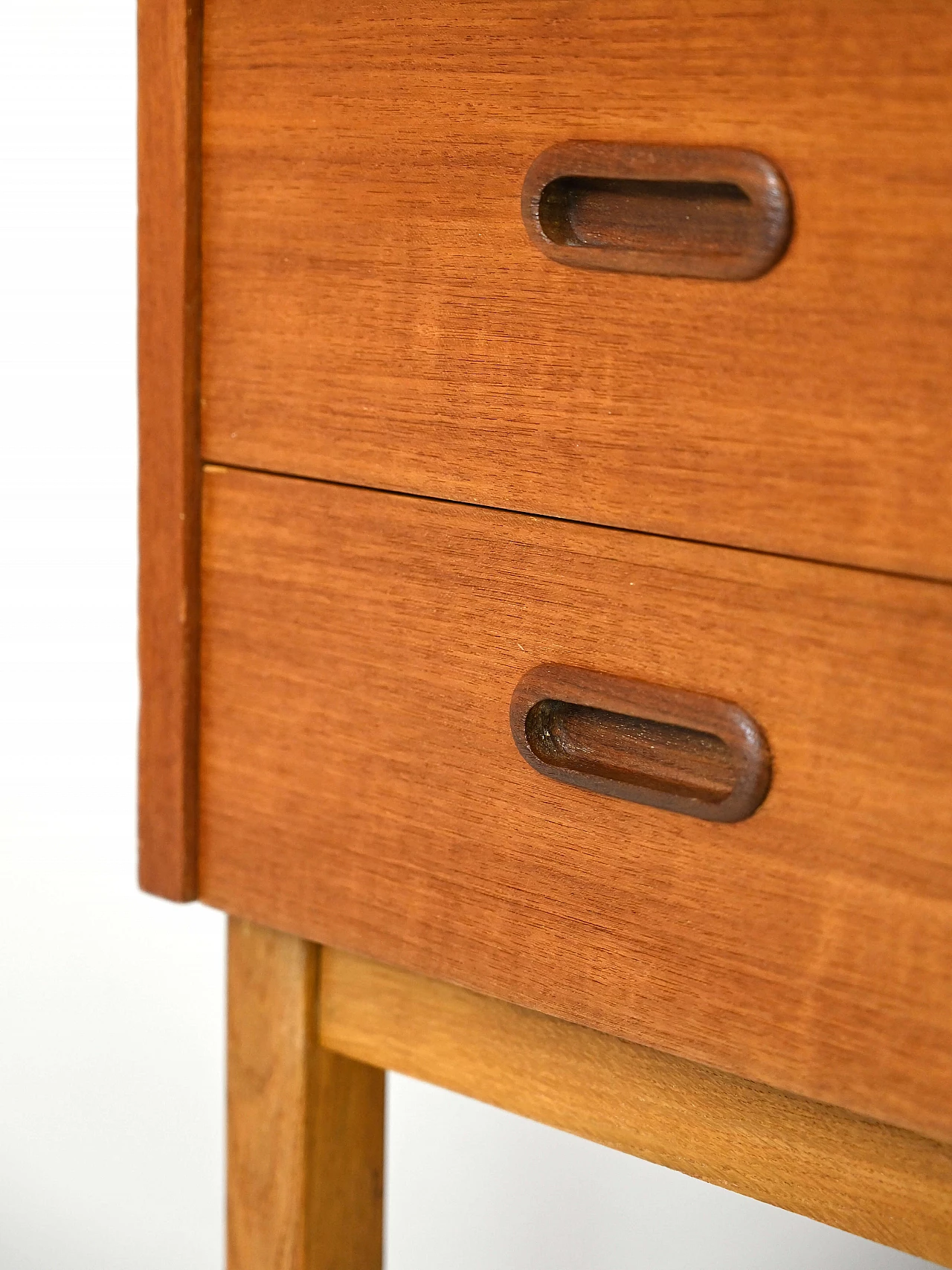 Scandinavian teak secretaire, 1960s 11