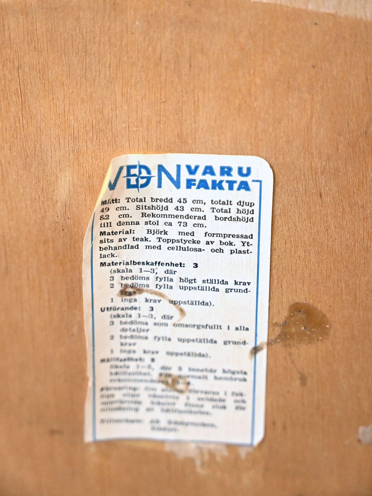 Pair of Pinnstol birch and teak chairs for Edsby Verken, 1960s 13