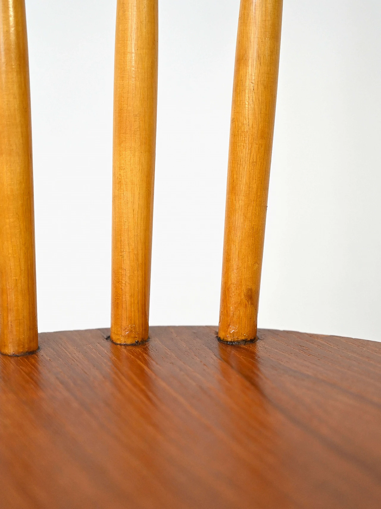 Pair of Pinnstol chairs in wood, 1960s 6