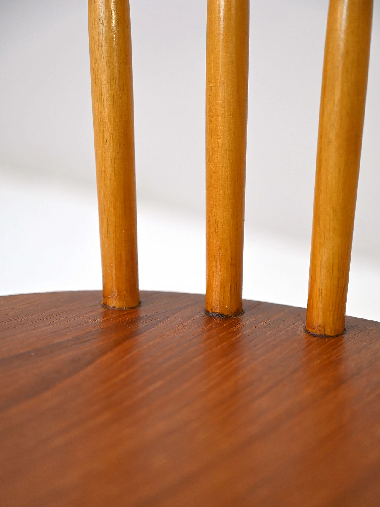 Pair of Pinnstol chairs in wood, 1960s 12