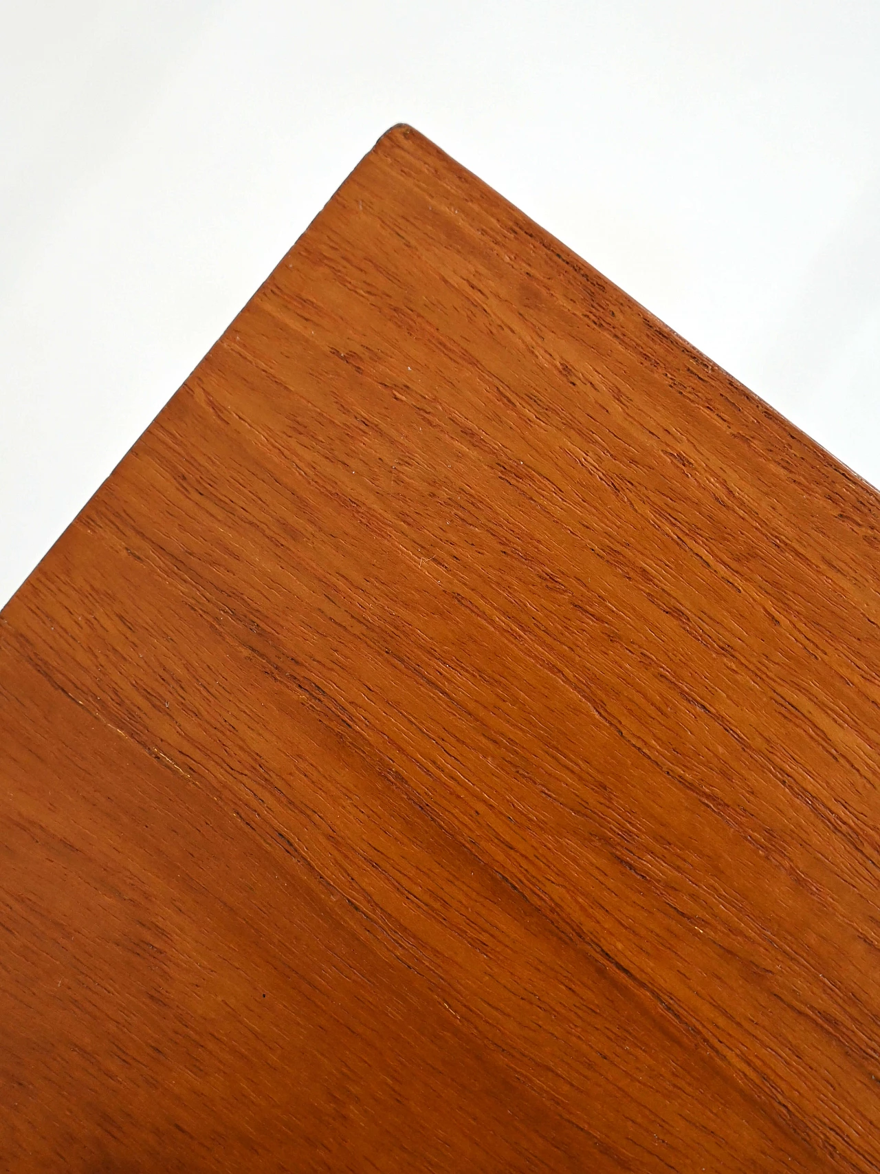 Two-tone teak bedside table with two drawers, 1960s 5