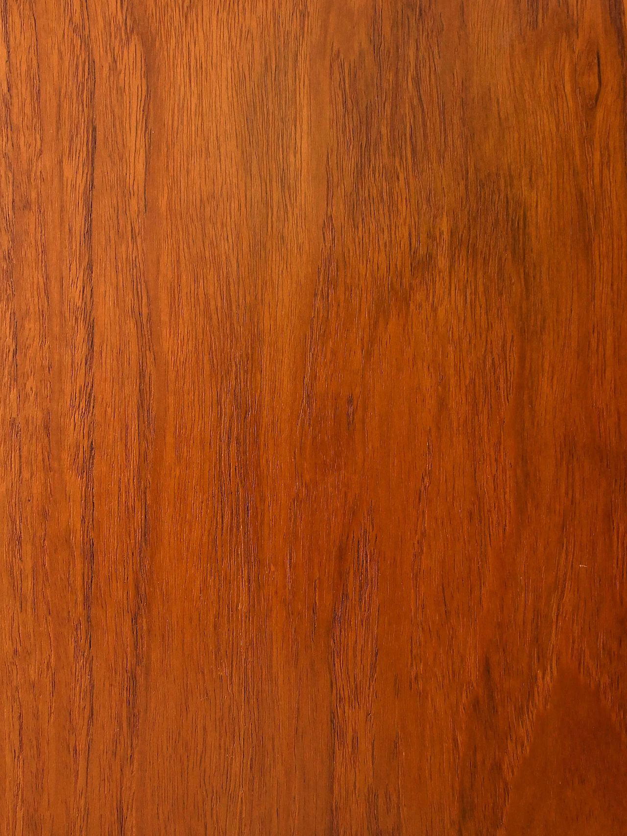 Two-tone teak bedside table with two drawers, 1960s 6