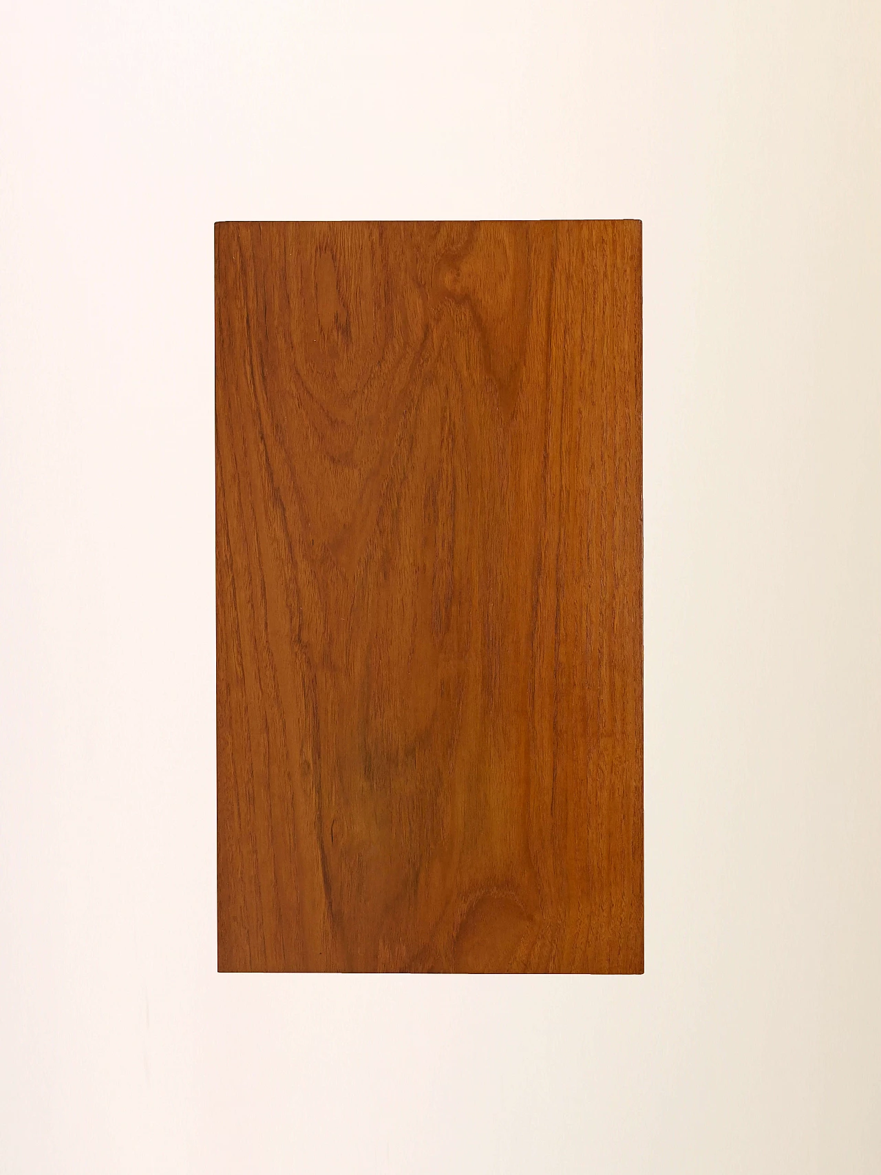 Two-tone teak bedside table with two drawers, 1960s 10