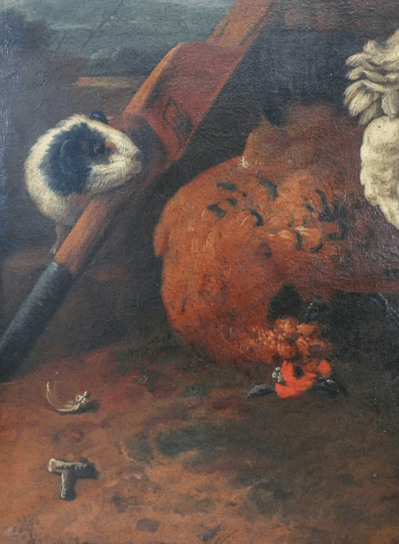 Birds and guinea pigs, oil on canvas, 17th century 4
