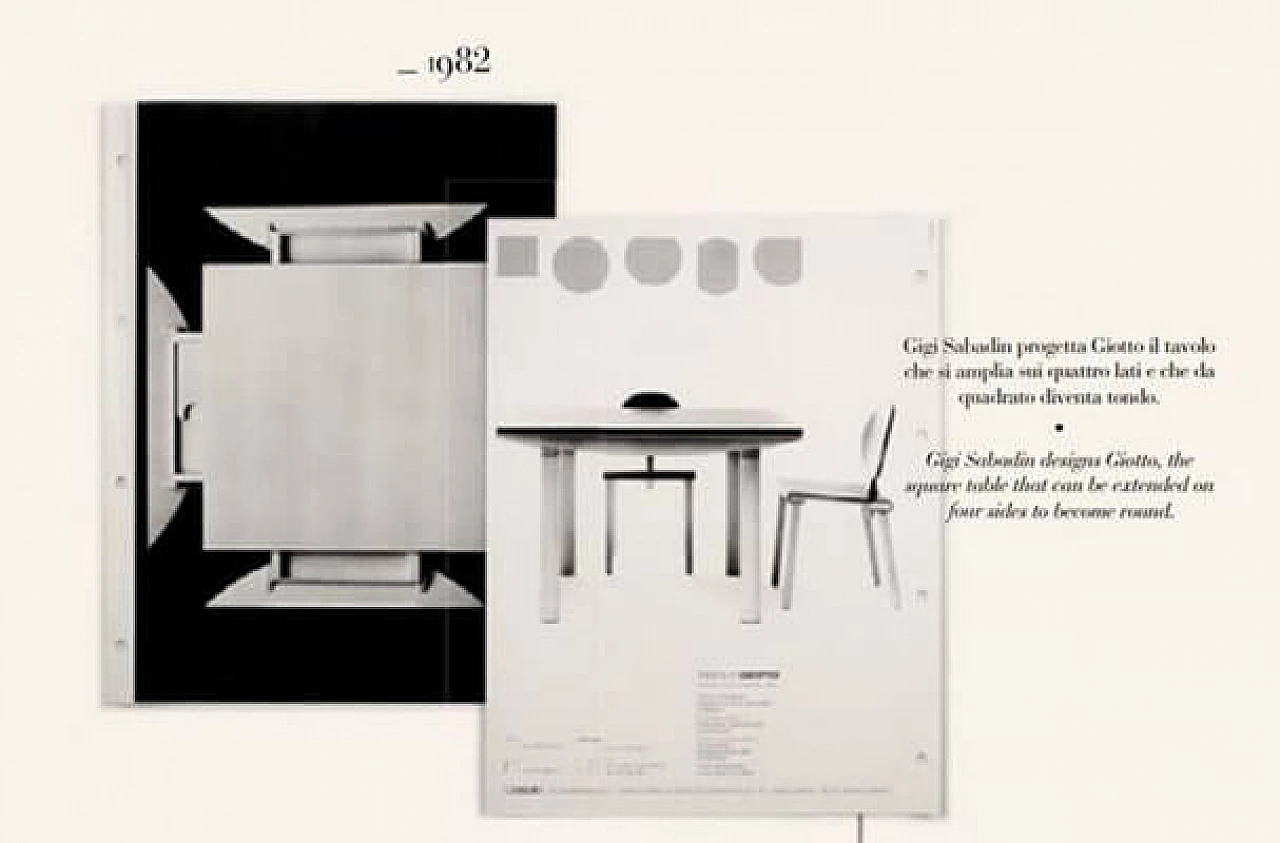 Giotto table by Gigi Sabadin for Crassevig, 1970s 10