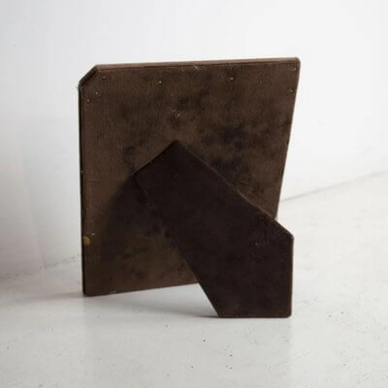 Steel and brass picture frame, 1970s 6