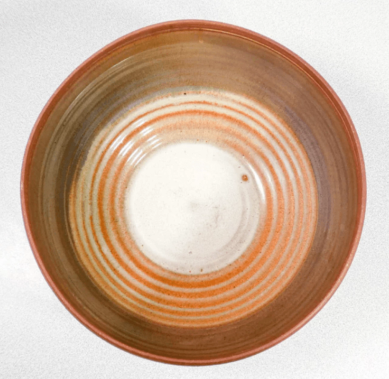 Bowl in glazed terracotta by Nanni Valentini for Arcore Ceramica, 1950s 5