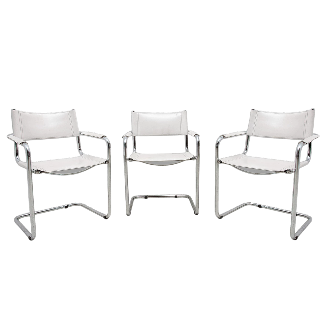 B-34 tubular steel cantilever chair by Marcel Breuer, 1970s 28