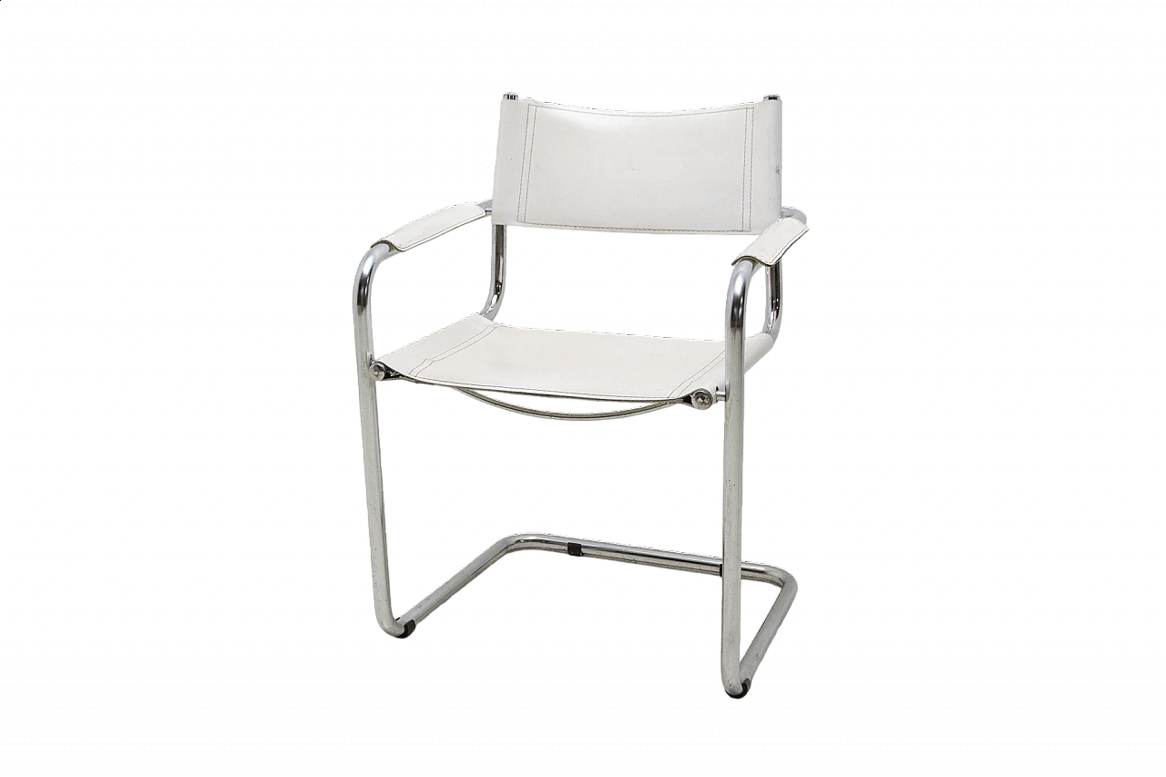 B-34 tubular steel cantilever chair by Marcel Breuer, 1970s 29