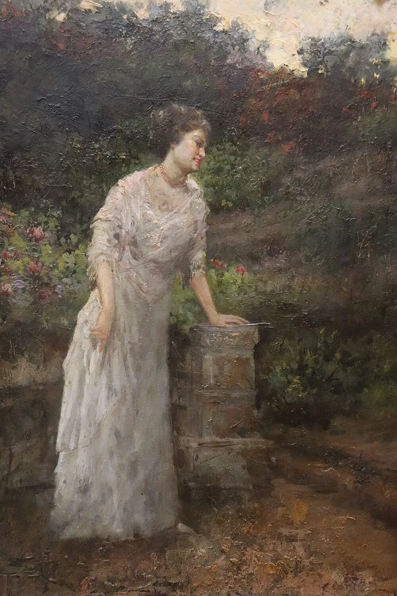 Alfieri Manlio, Uliveto a Tarquinia, olio su tela, anni '70 10