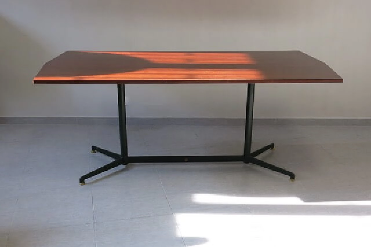 Rosewood table by Osvaldo Borsani for Tecno, 1954 1