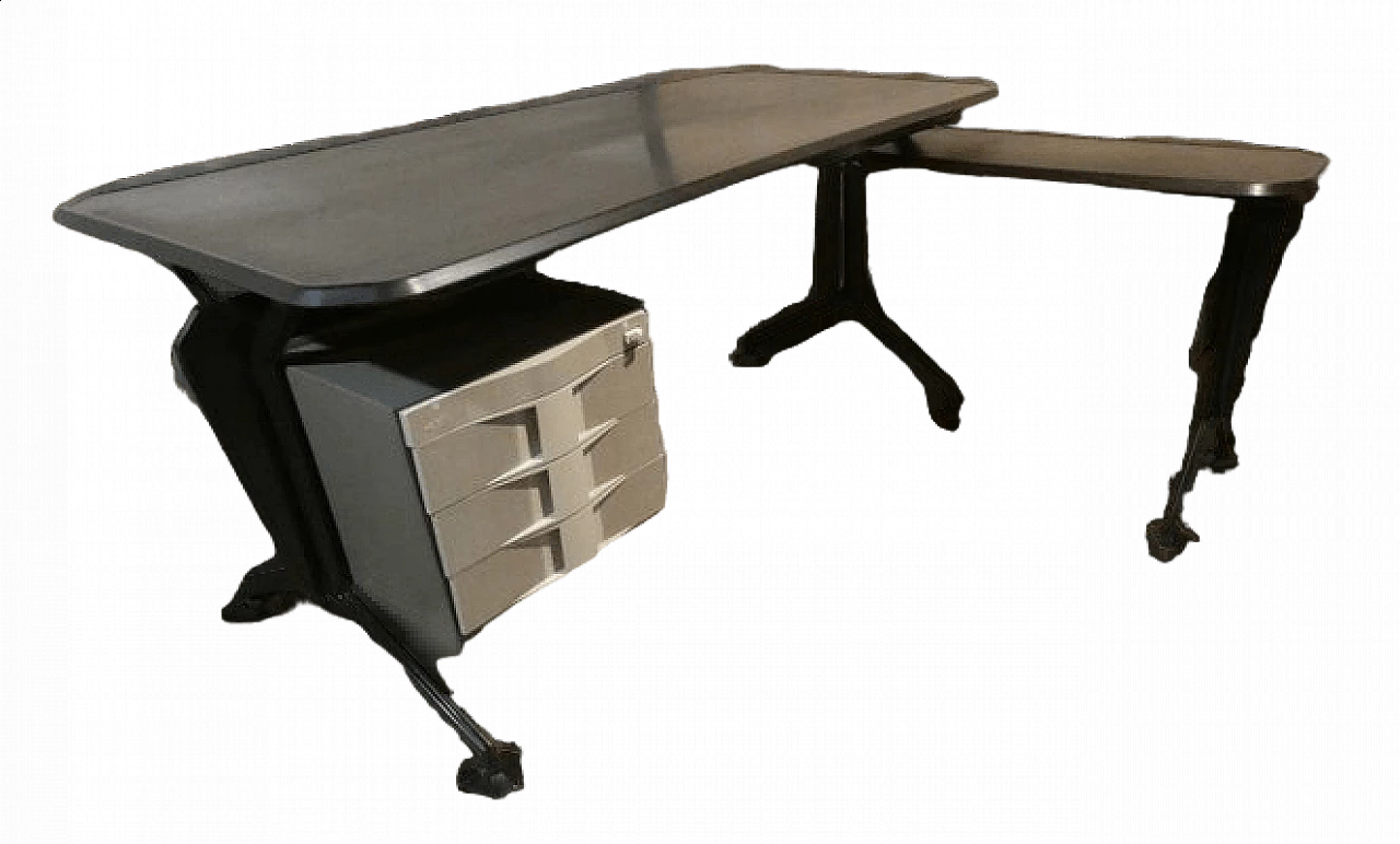 Scrivania con dattilo orientabile dello Studio BBPR per Olivetti Synthesis, 1963 24