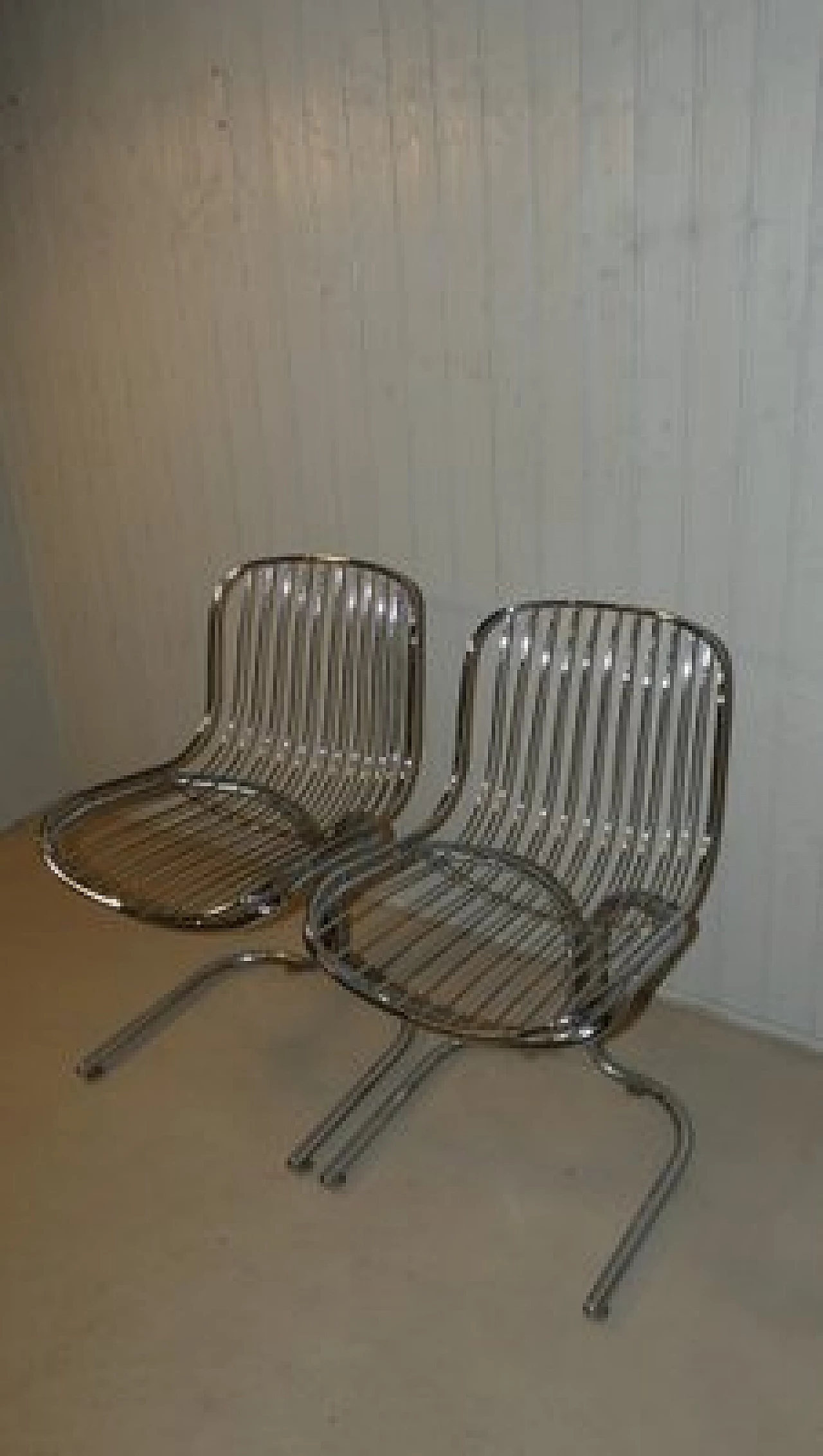 Pair of Radiofreccia chairs by Gastone Rinaldi for Rima, 1970s 13