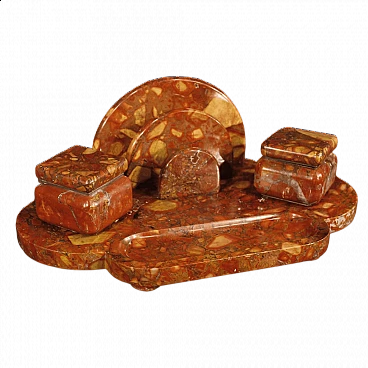 Art Deco marble inkwell, 1920s