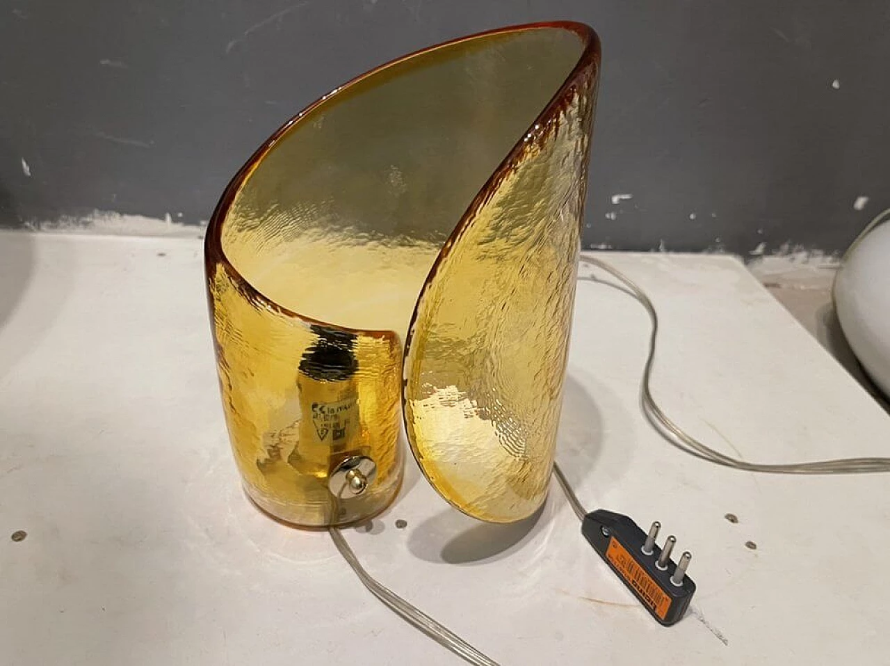 Pair of Murano glass table lamps by La Murrina, 1970s 4