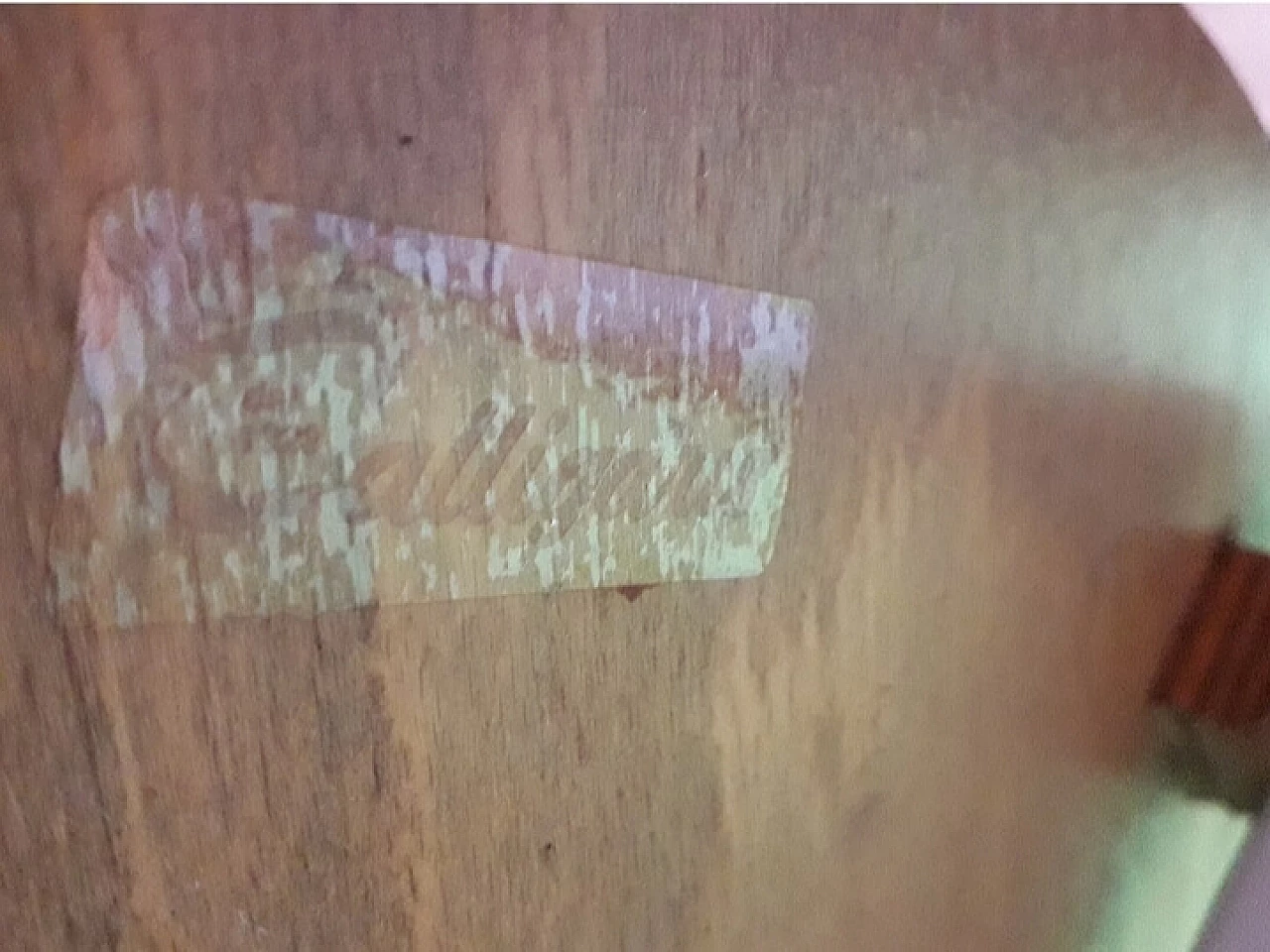 4 Sedie in ferro con seduta in ciliegio di Calligaris, anni '80 6