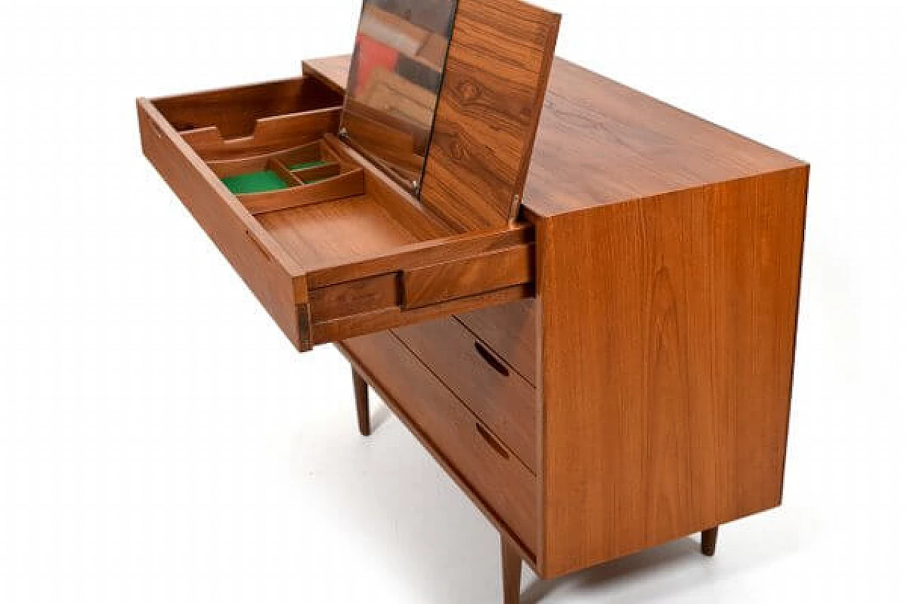 Teak dressing table by Ib Kofod-Larsen for Brande Møbelindustri, 1960s 8