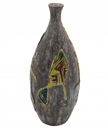 Ceramic vase by Umberto Zannoni for Zirardini, 1950s