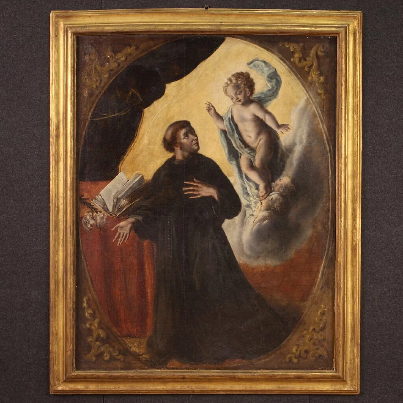 Religious painting depicting St. Anthony of Padua, 18th century 2
