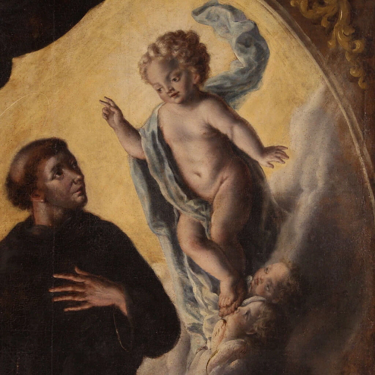 Religious painting depicting St. Anthony of Padua, 18th century 4