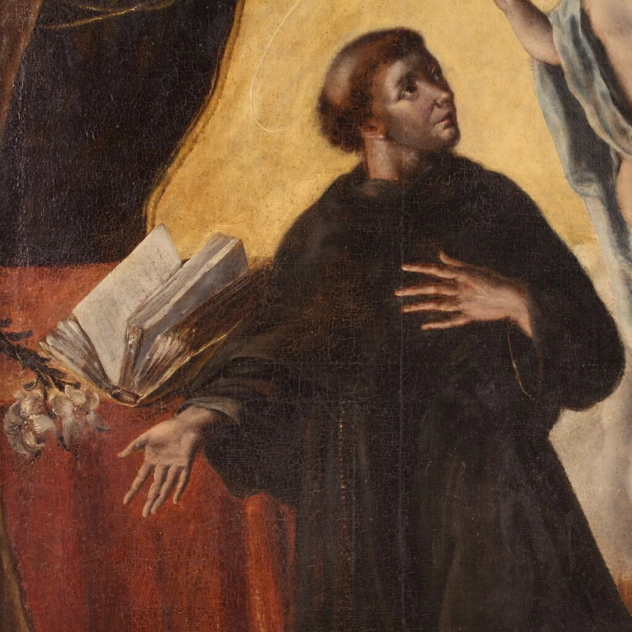 Religious painting depicting St. Anthony of Padua, 18th century 6