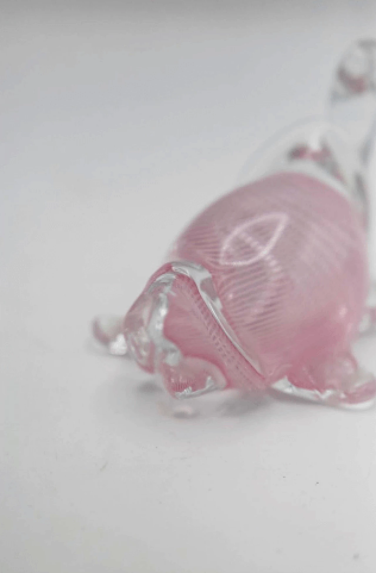 Turtle in pink Murano glass, 1950s 2