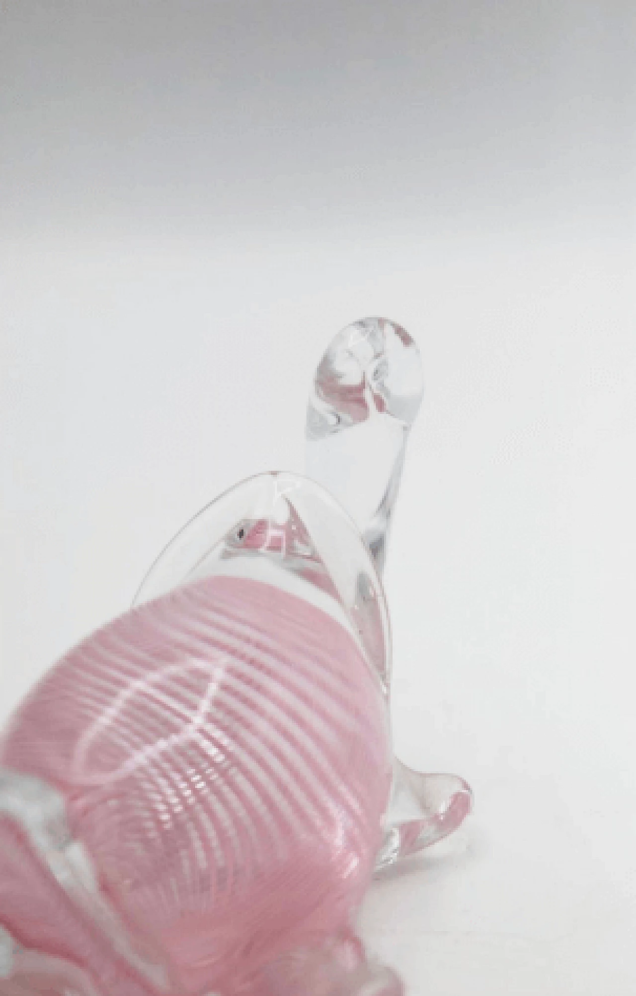 Turtle in pink Murano glass, 1950s 3