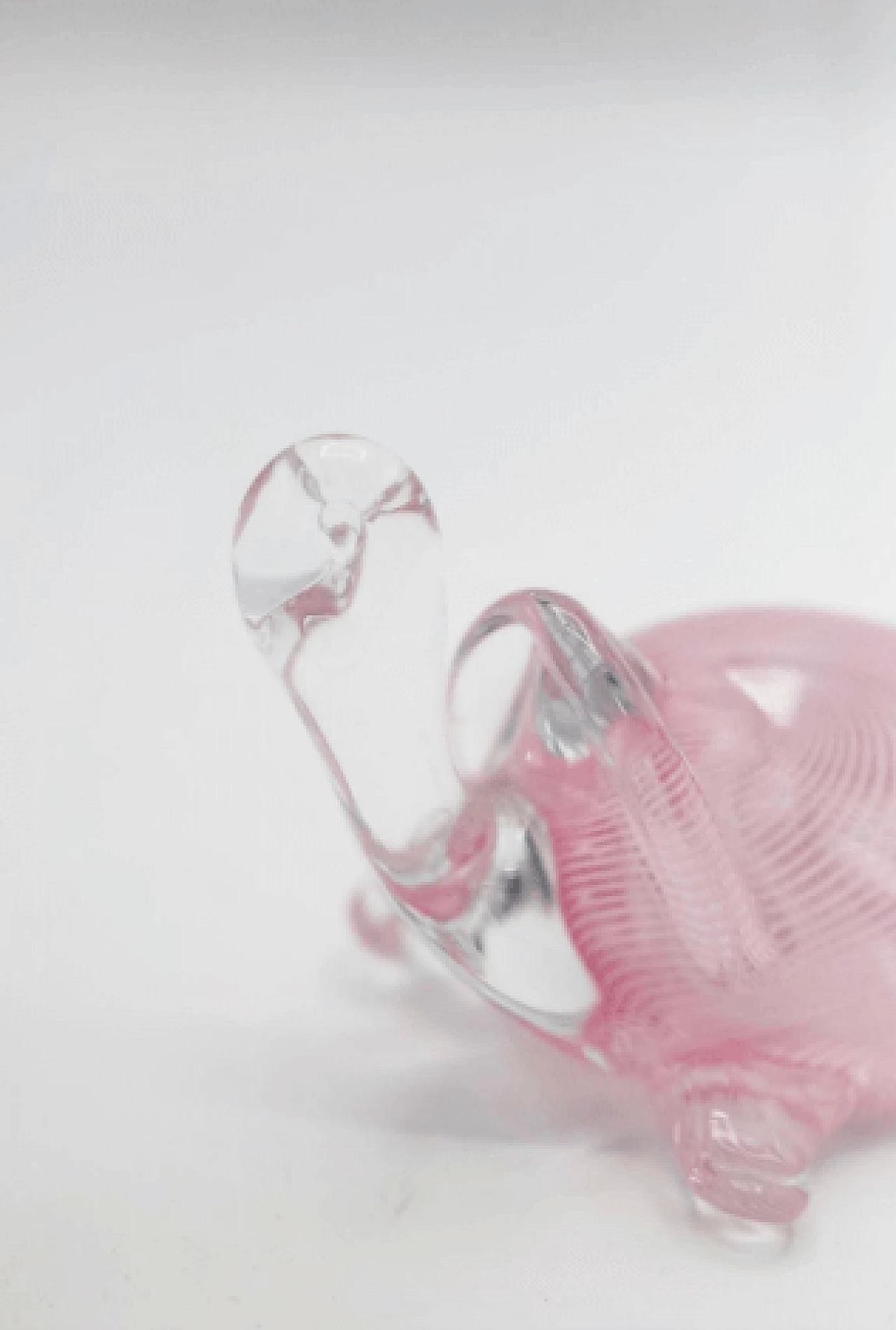 Turtle in pink Murano glass, 1950s 5