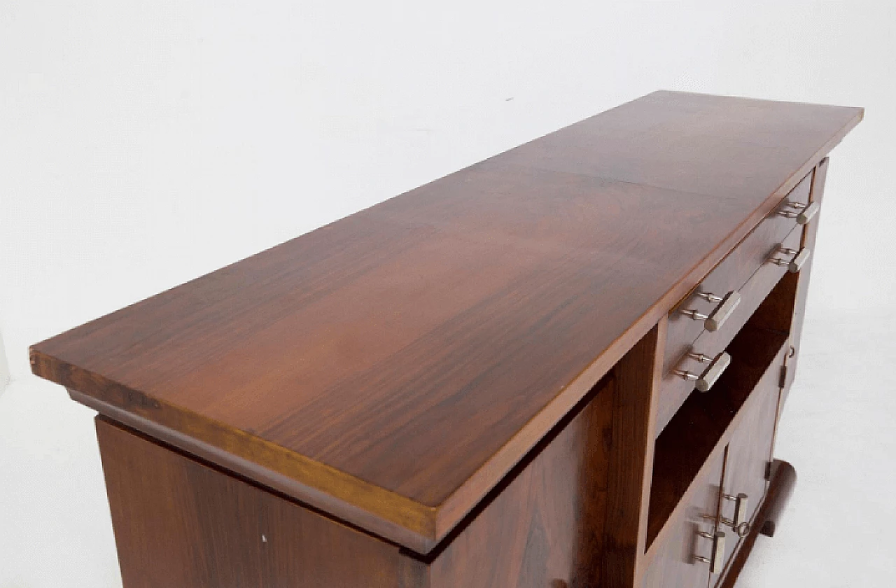 Art Deco sideboard in lacquered walnut root, 1920s 2