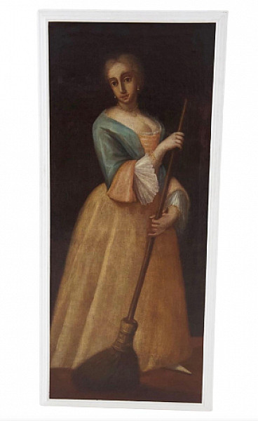 Painting depicting Columbine attributed to Pietro Longhi, mid-18th century