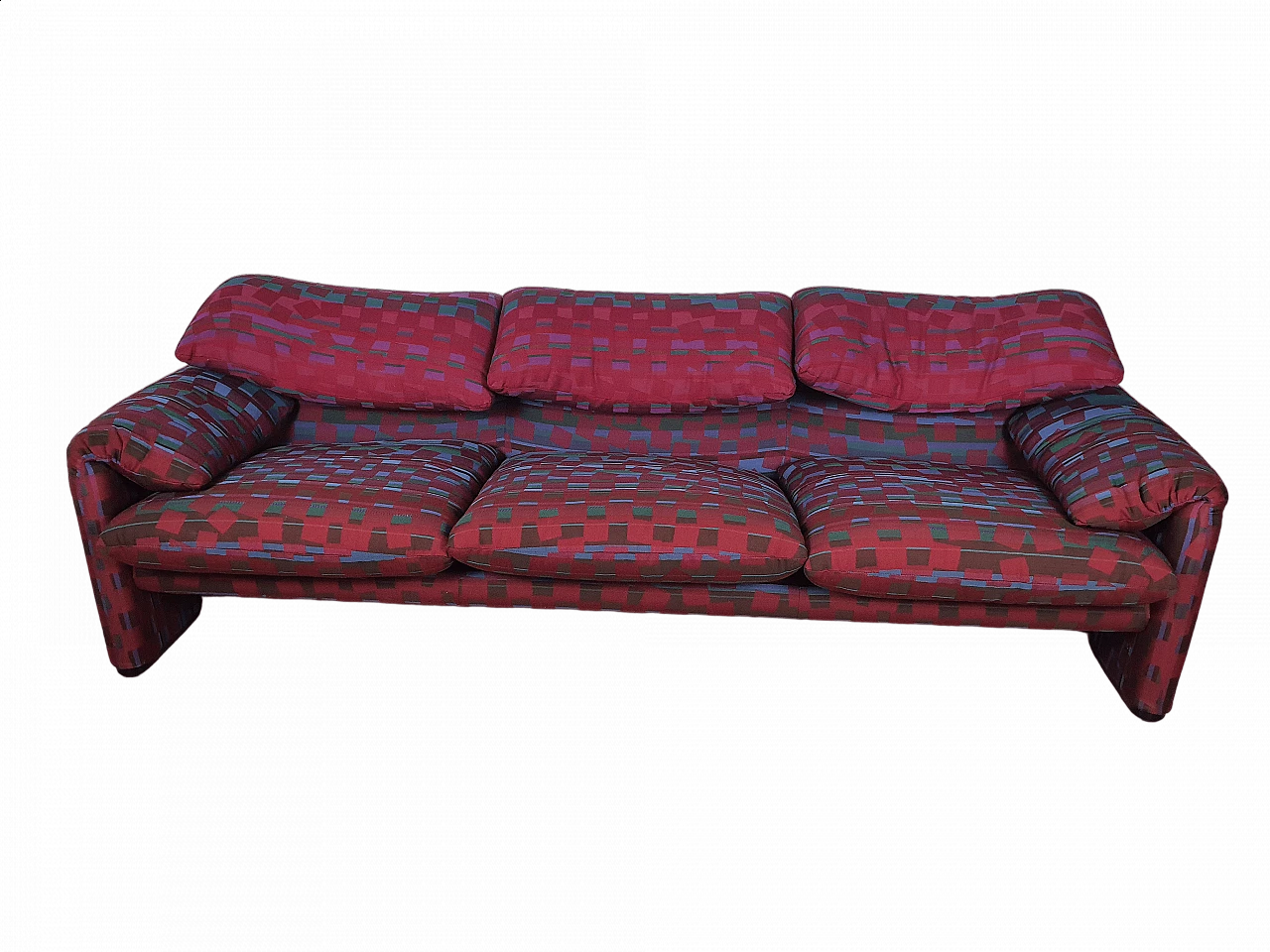 Maralunga sofa by Vico Magistretti for Cassina, 1970s 22