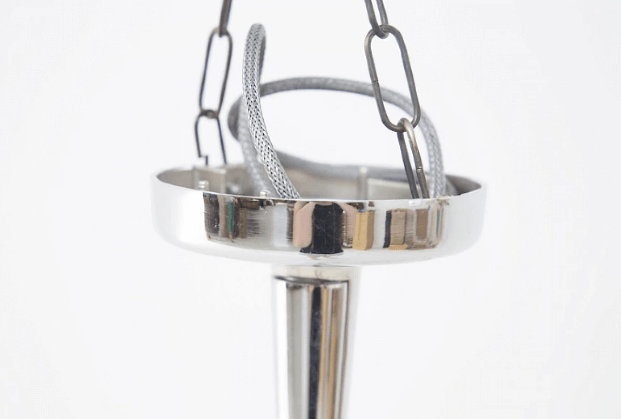 Pendant lamp in milk glass by Luceplan, 1960s 6