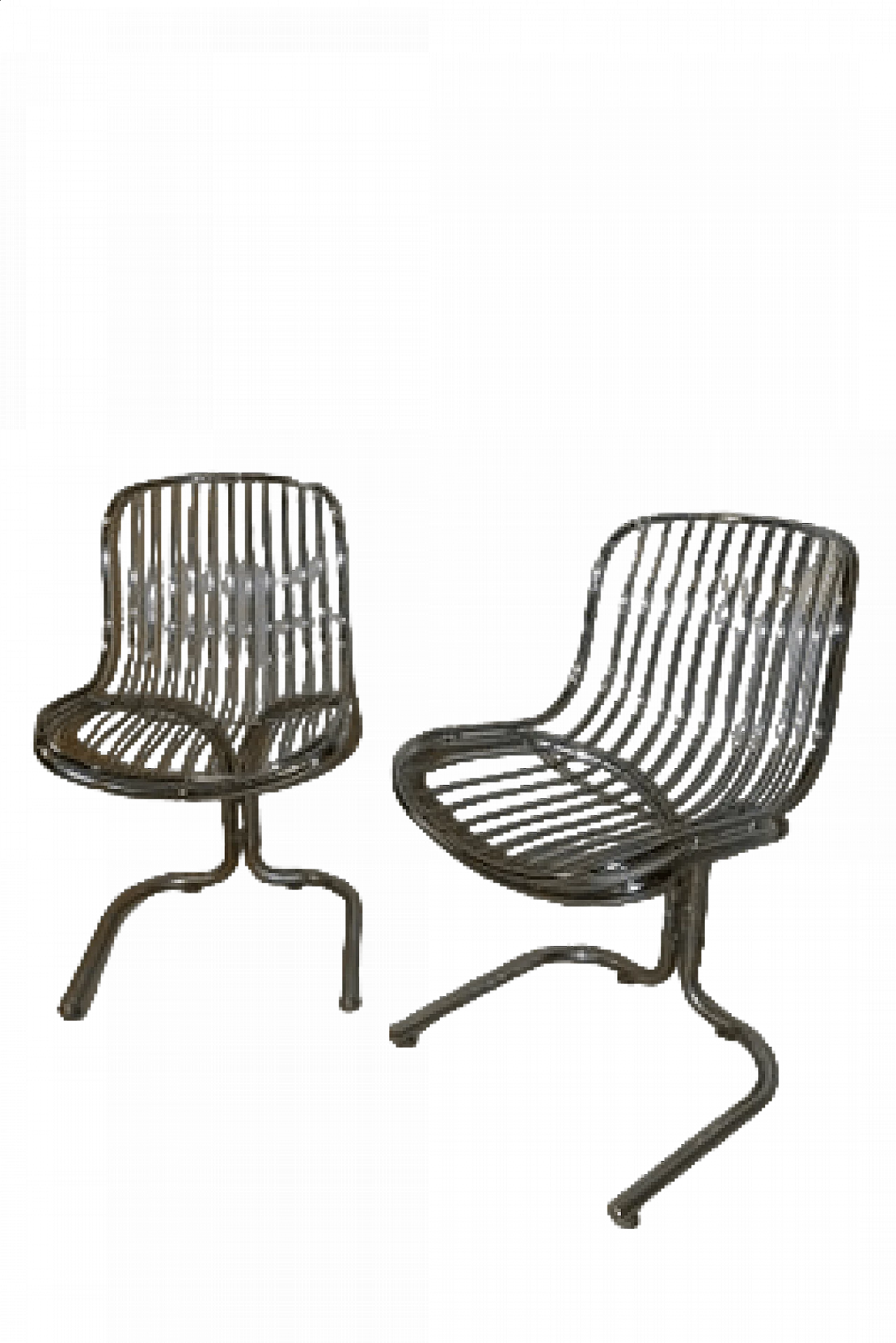 Pair of Radiofreccia chairs by Gastone Rinaldi for Rima, 1970s 16