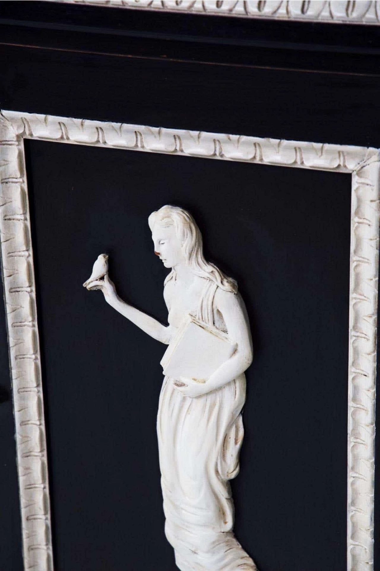 Finely carved and ebonised wooden bar cabinet, 1920s 9