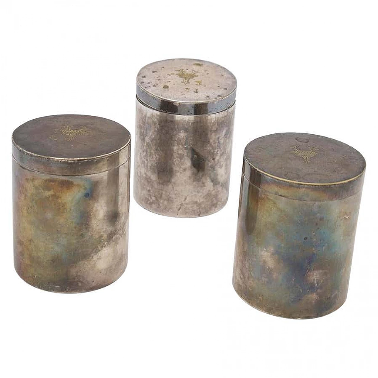 3 Boin Taburet silver jars 1