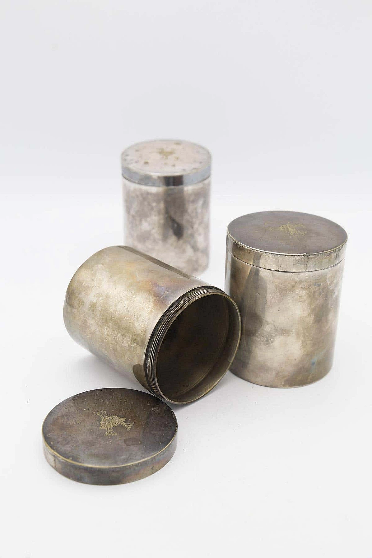 3 Boin Taburet silver jars 11