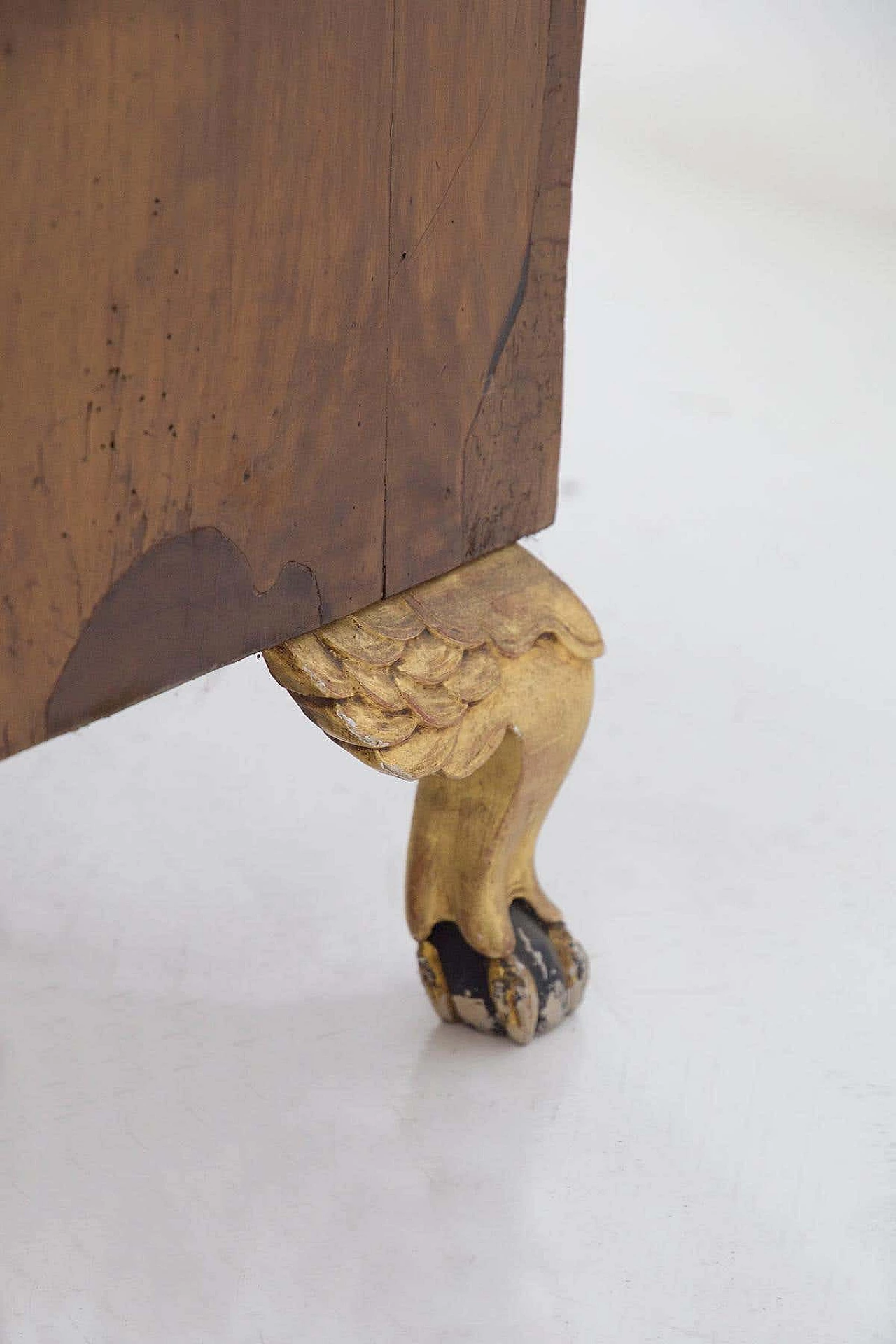 Biedermeier wood and brass chest of drawers, mid-19th century 6