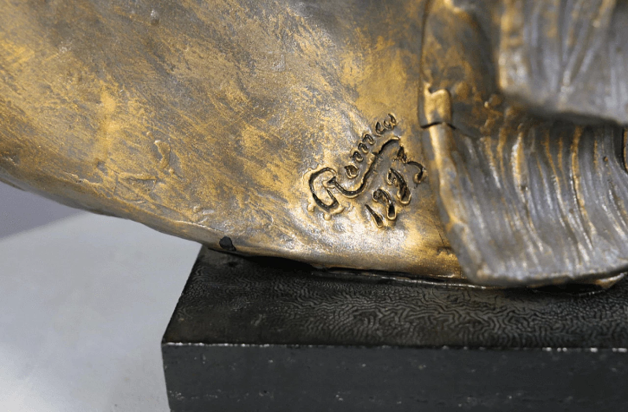 Biagio Romeo, Mesozoic Era, bronze sculpture, 1995 4