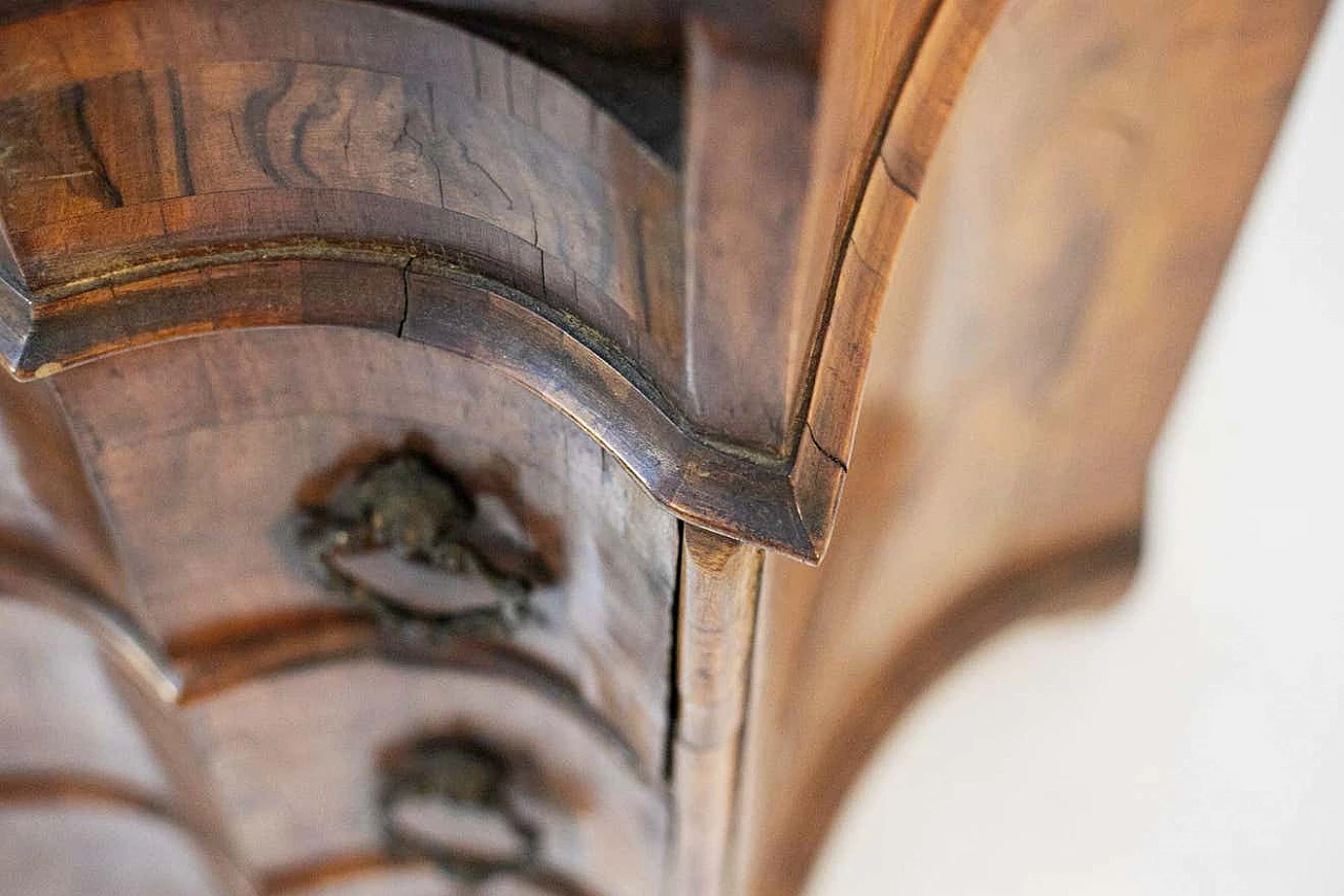 Mobile da scrittura con vetrina e cassetti Luigi XV, '800 19