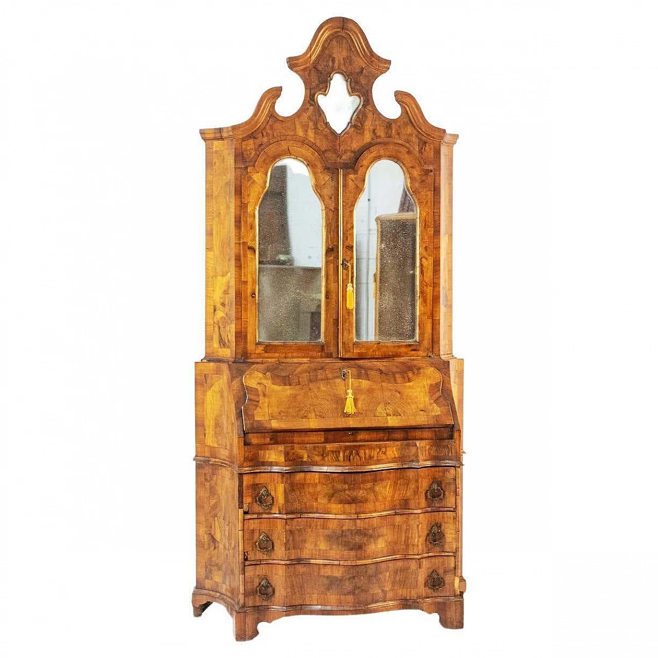 Mobile da scrittura con vetrina e cassetti Luigi XV, '800 20