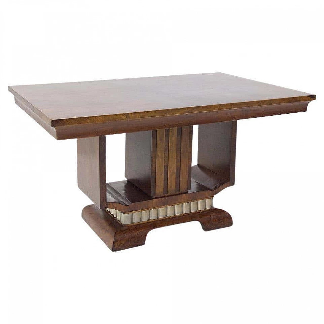 Tavolo da centro in legno laccato Art Deco, anni '20 6