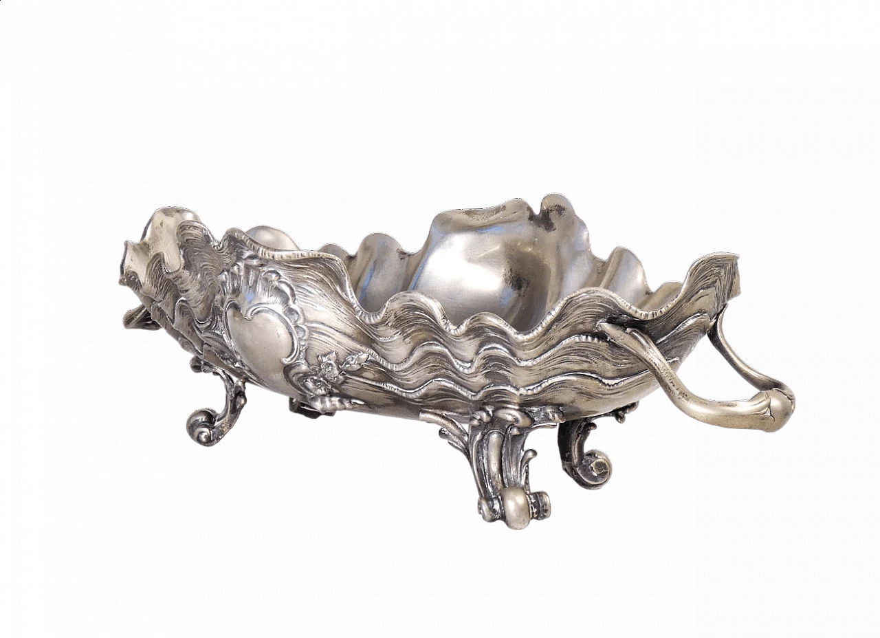 Cachepot centrepiece with shell pattern by Kayserzinn, late 19th century 13