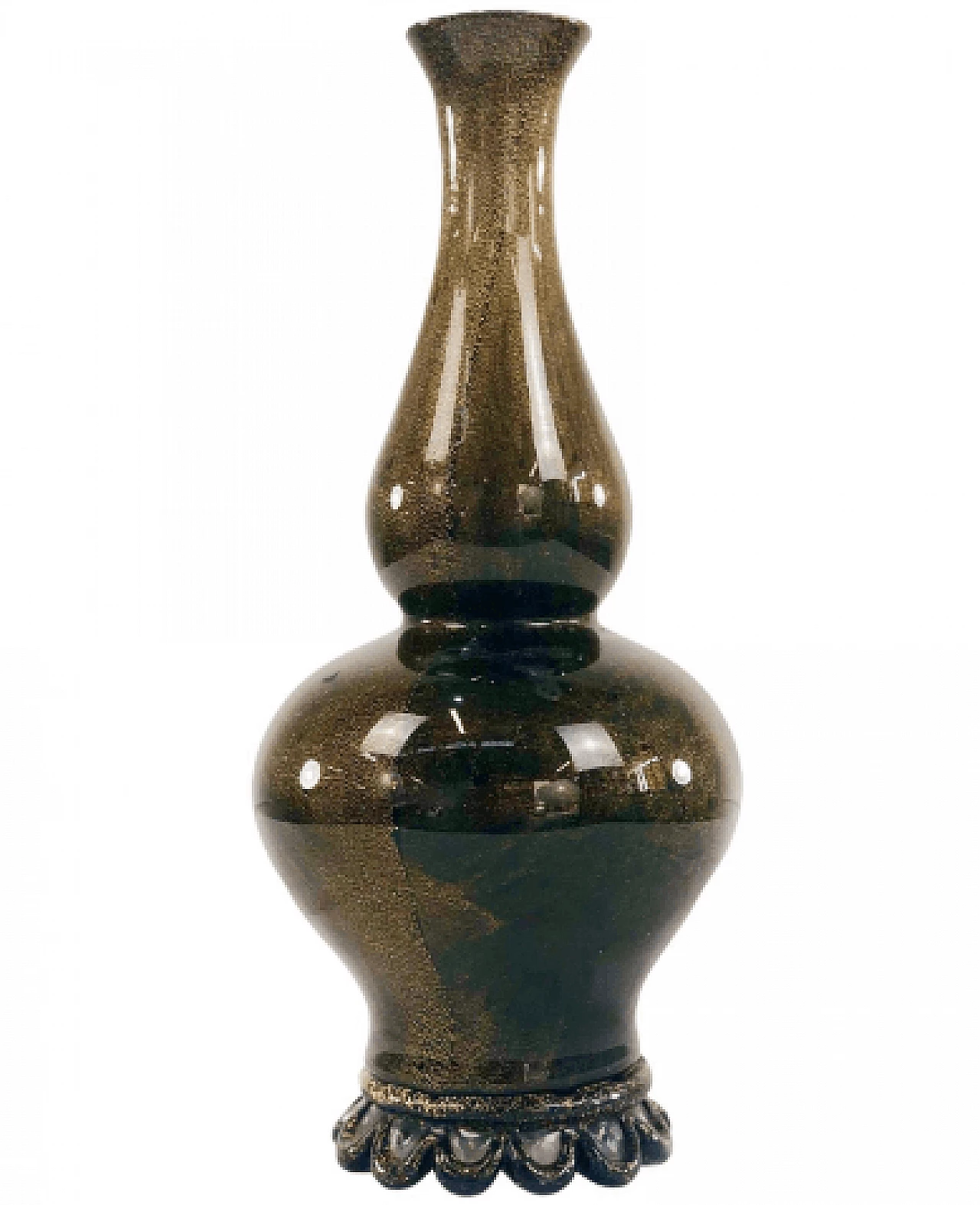 Vaso in vetro di Murano di Archimede Seguso per Egidio Costantini, anni '60 8