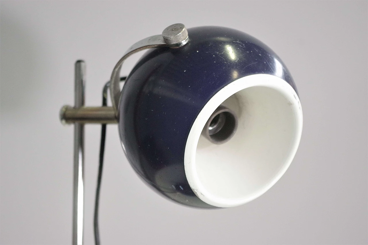 Table lamp in chromed iron by Goffredo Reggiani, 1970s 4