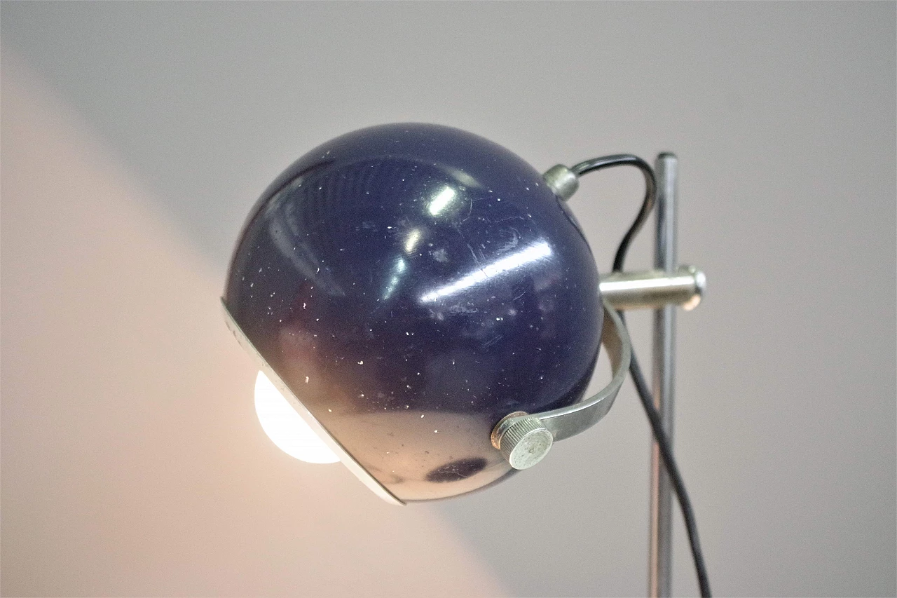Table lamp in chromed iron by Goffredo Reggiani, 1970s 7